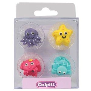 Culpitt Suikerdecoratie Zeedieren pk/12
