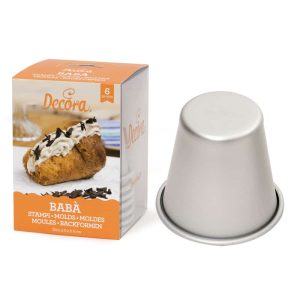 Decora Aluminum Timbaal Bakvormpjes Ø 6 set/6