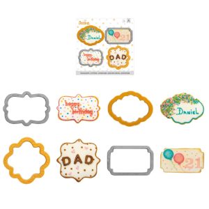 Decora Cookie Cutter Frames Set/4