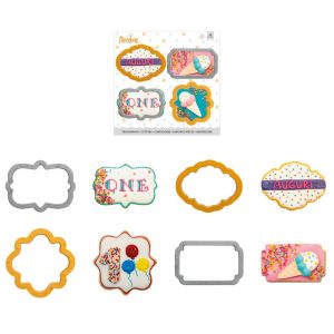 Decora Cookie Cutter Mini Frames Set/4