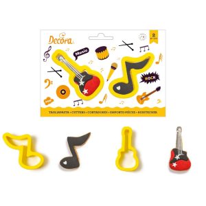 Decora Cookie Cutter Note & Guitar Set/2