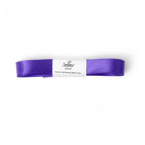 Decora Double Satin Ribbon 15mmx5mt Violet - Afbeelding 2