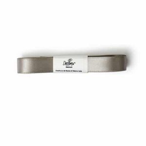 Decora Double Satin Ribbon 15mmx5mt Silver