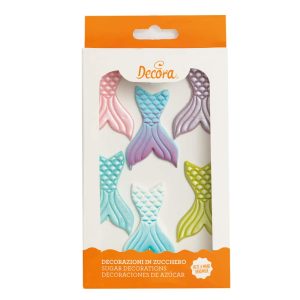 Decora Suikerdecoratie Mermaids Set/6