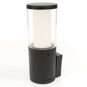 Carlo Wall – Wandlamp – Mat Zwart – Helder Glas – Fumagalli