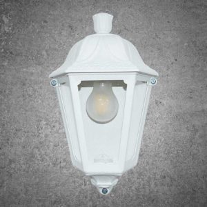 Daria – Wandlamp – Mat Wit – Helder Glas – Fumagalli