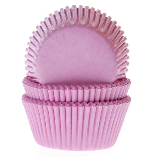 House of Marie Baking cups Licht Roze- pk/48