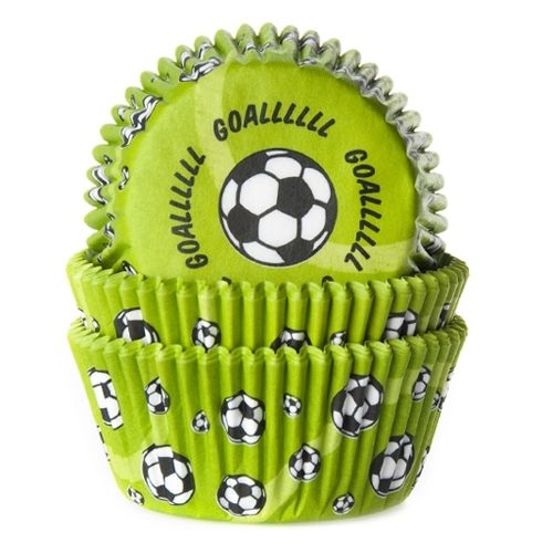 House of Marie Baking cups Voetbal – pk/50