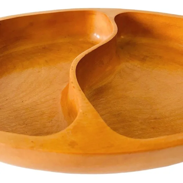 Teak houten hapjesschaal ovaal - Afbeelding 5