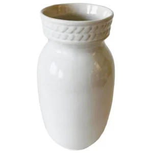 Vintage West Germany witte vaas Bay Keramik 1970’s