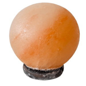 Bolvormige zoutlamp 18 cm hoog