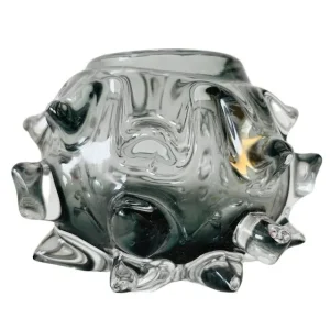 Polspotten Hobnail Glazen waxinelichthouder rookglas