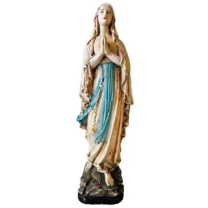 Vintage Mariabeeld roze details