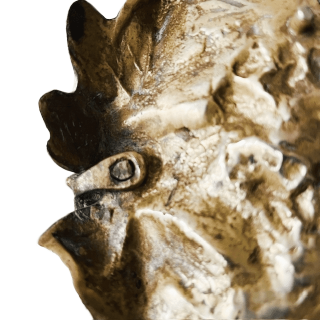 Antieke art nouveau messing schaaltje vlechtwerk wijnbladeren 1900’s - Afbeelding 9