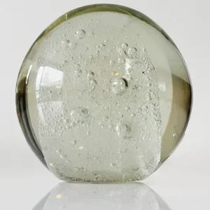 Vintage Murano glazen papiergewicht presse papier helder kristal 1980’s