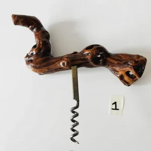 Vintage Franse Laurent Siret kurkentrekker 1 wortelhout wijnrank 1930’s