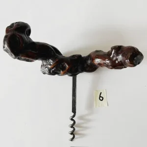 Vintage Franse Bernard Siret kurkentrekker 6 wortelhout wijnstok 1930’s