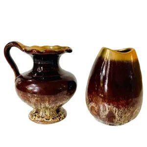 West-Germany Jasba set vissenbekvaasje en kannetje 1950