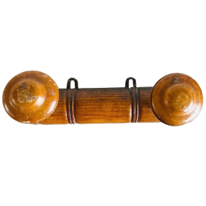 Antiek Franse landelijke hoeden kapstokje shabby chic faux bamboo 1920’s