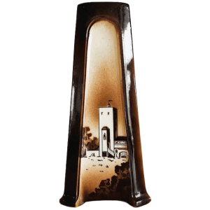 Antieke Art Deco keramische vaas Utrecht Fayence- en tegelfabriek Holland 1900’s