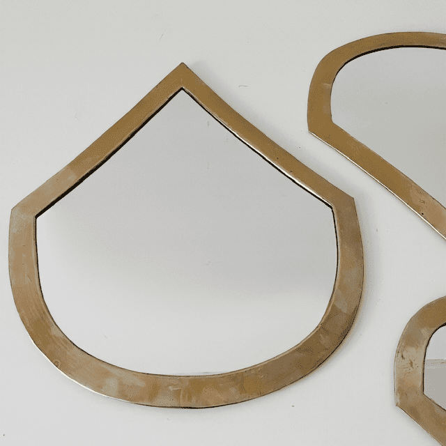 Set Marokkaanse messing waterdruppelspiegels regendruppel - Afbeelding 5