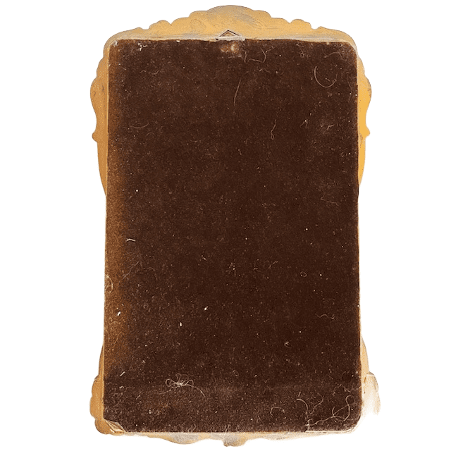 Antieke Art Nouveau gouden spiegel hout barok L.F. Reeker 1920’s - Afbeelding 6