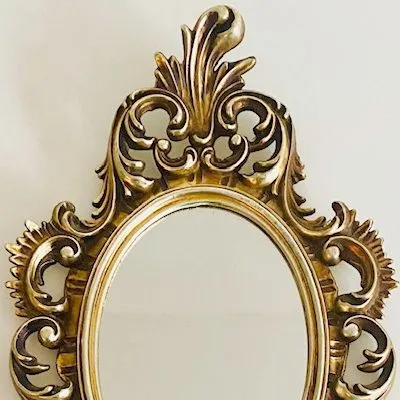 Barok spiegel Roberta Wood voor Cimena Torino 1950’s - Afbeelding 4