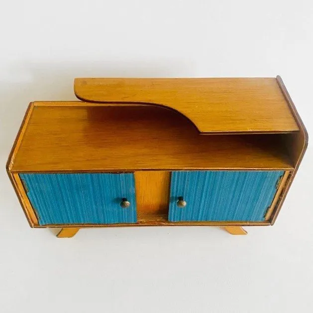 Miniatuur meubels mid-century Deens design lowboard 1960’s - Afbeelding 7