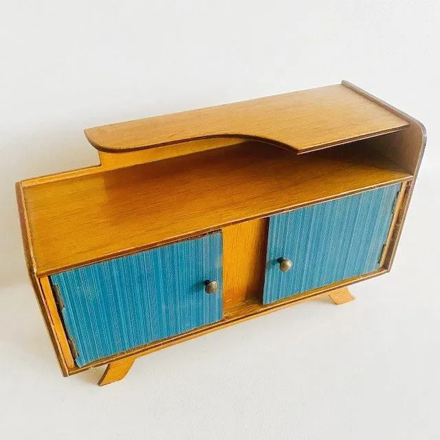 Miniatuur meubels mid-century Deens design lowboard 1960’s - Afbeelding 3