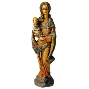 Vintage Mariabeeldje keramiek 1970’s