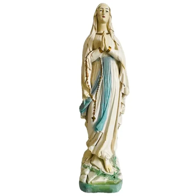 Vintage mariabeeld xl religieus Maria beeld - Afbeelding 2