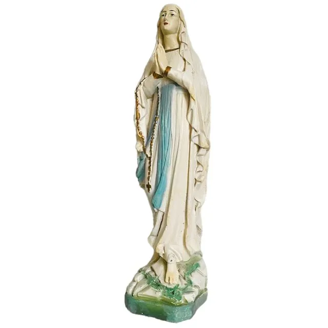 Vintage mariabeeld xl religieus Maria beeld - Afbeelding 3