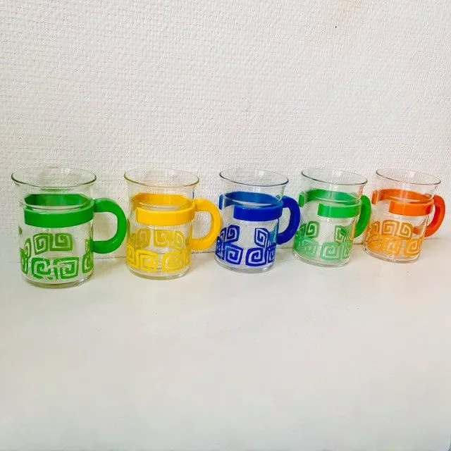 Set Vintage Theeglazen Randwyck Maastricht - Afbeelding 7