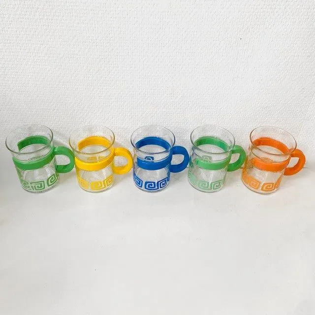 Set Vintage Theeglazen Randwyck Maastricht - Afbeelding 5