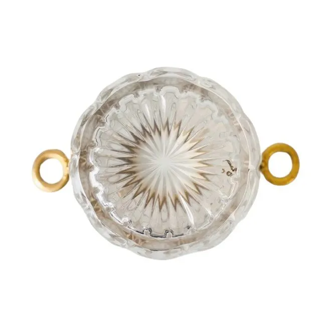 Mid-century Franse IJsemmer kristal verguld 1950’s - Afbeelding 7