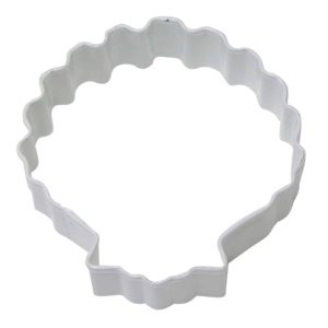 Anniversary House Sea Shell Cookie Cutter White