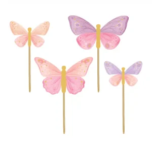 Anniversary House Butterfly Cupcake Toppers Set/12