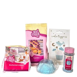 Baby Blue Cupcake Pakket