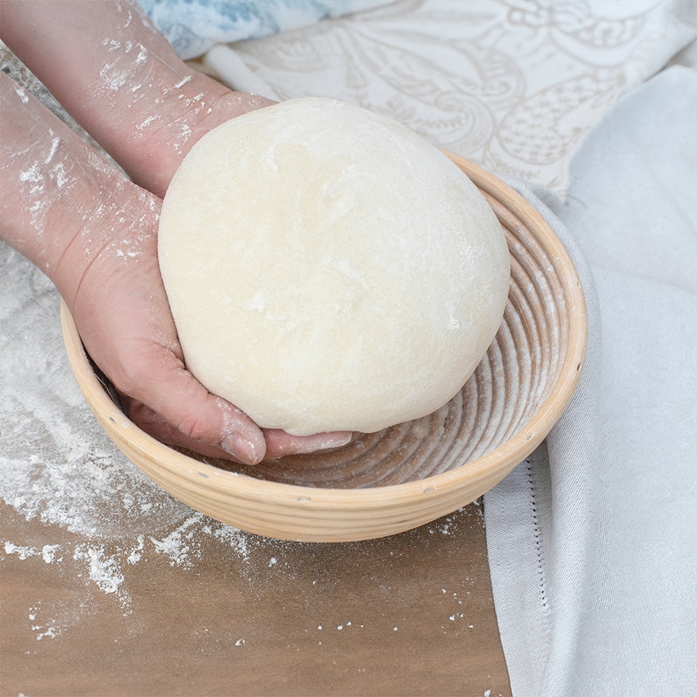 Rijsmandje Riet Rond Ø24cm - Afbeelding 4