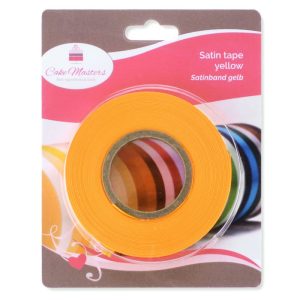 Cake-Masters Satin Ribbon 14mmx30m Yellow