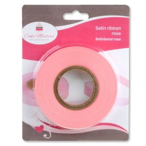 Cake-Masters Satin Ribbon 14mmx30m Rose