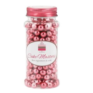 Cake-Masters Zachte Suikerparels Metallic Pink 7mm 80g