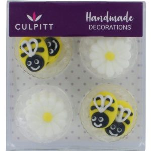 Culpitt Suikerdecoratie Bij & Daisy Set/12