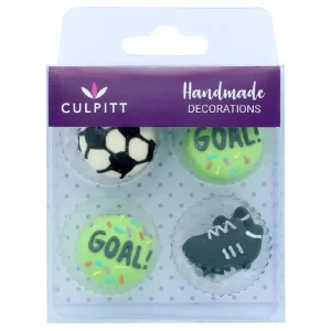 Culpitt Suikerdecoratie Voetbal – nieuw 12st