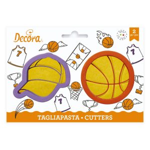 Decora Cookie Cutter Basketball & Cap Set/2
