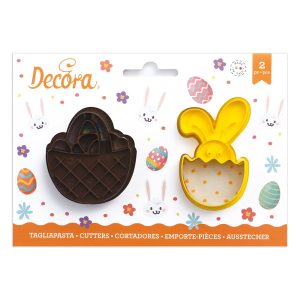 Decora Cookie Cutter Basket & Bunny Set/2