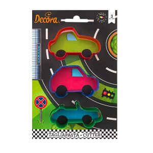 Decora Cookie Cutter Autootjes Set/3