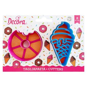 Decora Cookie Cutter Donut & IJshoorn Set/2