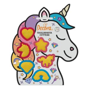 Decora Mini Cookie Cutter Unicorn Set/6