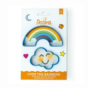 Decora Cookie Cutter Regenboog & Wolk Set/2